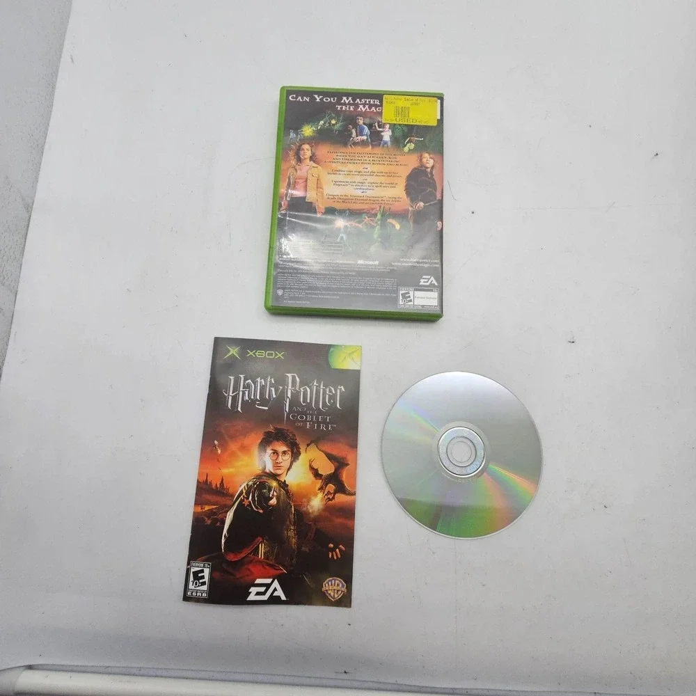 Harry Potter And The Goblet Of Fire Microsoft Xbox Complete CIB Game Manual E10+